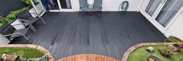 Sustainable recycled plastic decking by DCW Polymers Ltd
