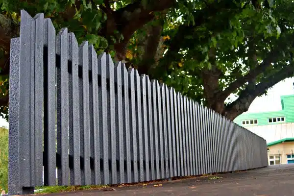 Sustainable recycled plastic fence rails by DCW Polymers Ltd