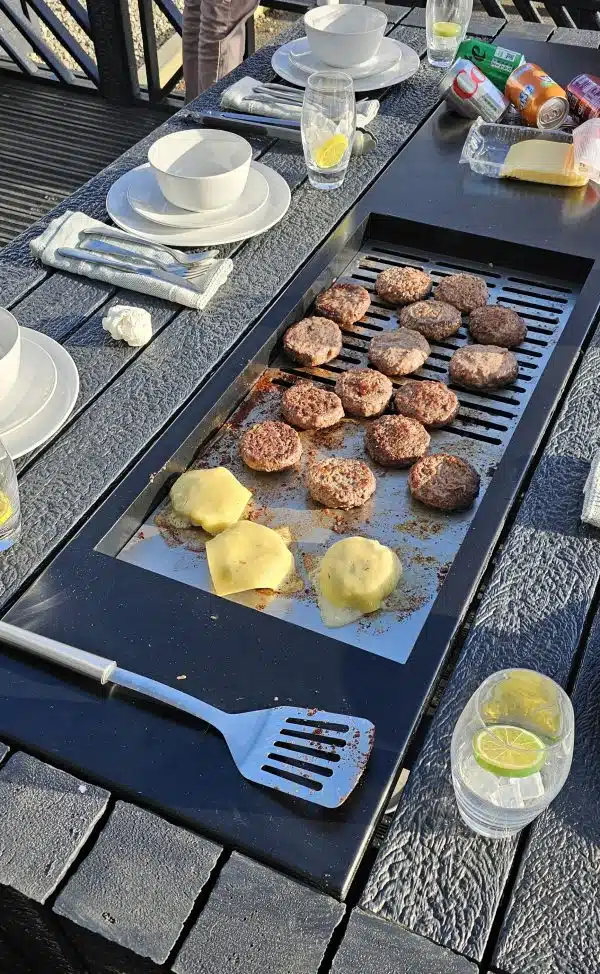 Brixham electric bbq grill table